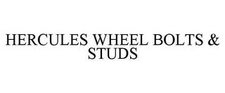 HERCULES WHEEL BOLTS & STUDS trademark