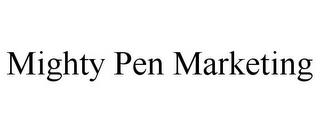 MIGHTY PEN MARKETING trademark