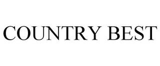 COUNTRY BEST trademark