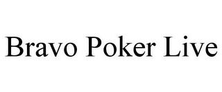 BRAVO POKER LIVE trademark