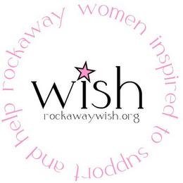 WISH ROCKAWAYWISH.ORG ROCKAWAY WOMEN INSPIRED TO SUPPORT AND HELP trademark