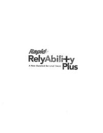 RAPID RELYABILITY PLUS A NEW STANDARD FOR LEAD TIMES trademark