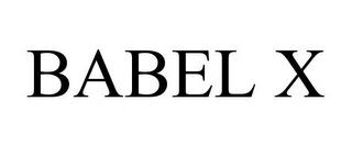 BABEL X trademark