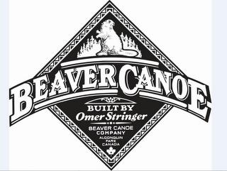 BEAVERCANOE BUILT BY OMER STRINGER BEAVER CANOE COMPANY ALGONQUIN PARK CANADA trademark