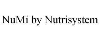 NUMI BY NUTRISYSTEM trademark