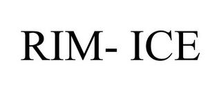 RIM- ICE trademark