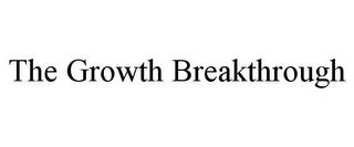 THE GROWTH BREAKTHROUGH trademark