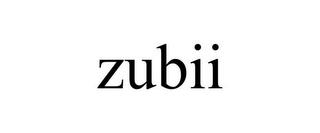 ZUBII trademark