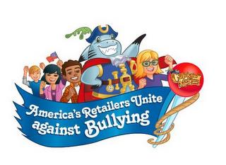 AMERICA'S RETAILERS UNITE AGAINST BULLYING, CAPTAIN MCFINN AND FRIENDS trademark