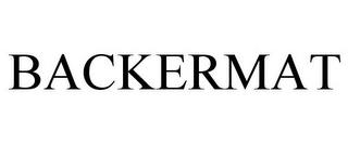 BACKERMAT trademark