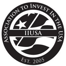 ASSOCIATION TO INVEST IN THE USA IIUSA EST. 2005 trademark