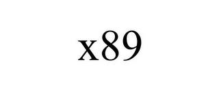 X89 trademark