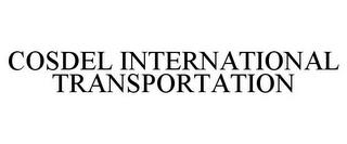 COSDEL INTERNATIONAL TRANSPORTATION trademark