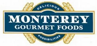 MONTEREY GOURMET FOODS DELICIOUS POSSIBILITIES trademark