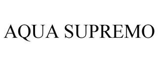 AQUA SUPREMO trademark