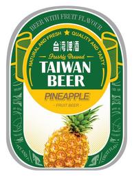 BEER WITH FRUIT FLAVOUR NATURAL AND FRESH QUALITY AND TASTY FRESHLY BREWED TAIWAN BEER PINEAPPLE · FRUIT BEER · trademark