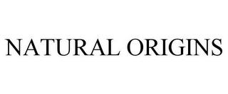 NATURAL ORIGINS trademark