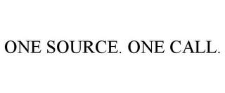 ONE SOURCE. ONE CALL. trademark