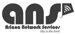 ANS ARIANA NETWORK SERVICES SKY IS THE LIMIT trademark