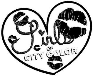 GIRLS OF CITY COLOR trademark