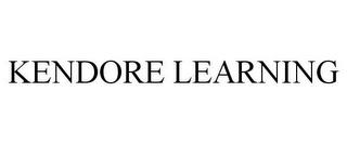 KENDORE LEARNING trademark