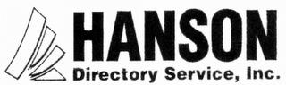 HANSON DIRECTORY SERVICE, INC. trademark