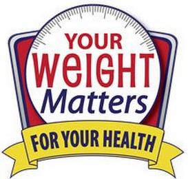 YOUR WEIGHT MATTERS FOR YOUR HEALTH trademark