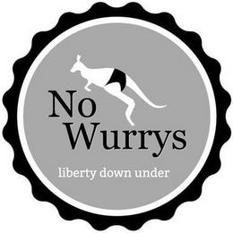 NO WURRYS LIBERTY DOWN UNDER trademark