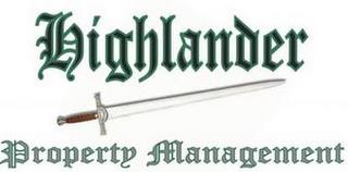 HIGHLANDER PROPERTY MANAGEMENT trademark