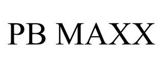 PB MAXX trademark