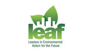 LEAF LEADERS IN ENVIRONMENTAL ACTION FOR THE FUTURE trademark