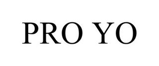 PRO YO trademark