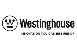 W WESTINGHOUSE INNOVATION YOU CAN BE SURE OF trademark