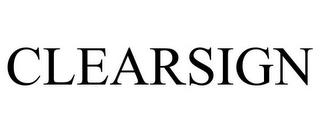 CLEARSIGN trademark