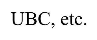 UBC, ETC. trademark