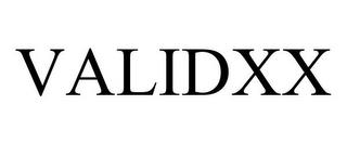 VALIDXX trademark