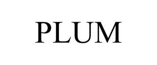 PLUM trademark