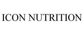 ICON NUTRITION trademark