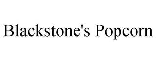 BLACKSTONE'S POPCORN trademark