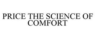 PRICE THE SCIENCE OF COMFORT trademark