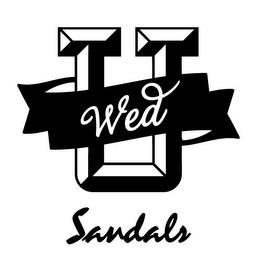 WED U SANDALS trademark