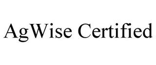 AGWISE CERTIFIED trademark