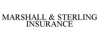 MARSHALL & STERLING INSURANCE trademark