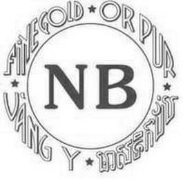 NB FINE GOLD OR PUR VANG Y trademark