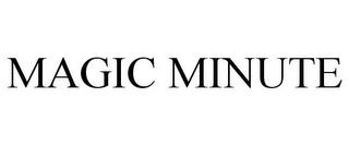 MAGIC MINUTE trademark