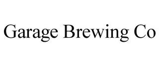 GARAGE BREWING CO trademark