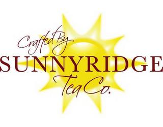 CRAFTED BY SUNNYRIDGE TEA CO. trademark