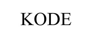 KODE trademark