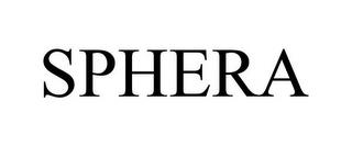 SPHERA trademark