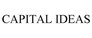 CAPITAL IDEAS trademark